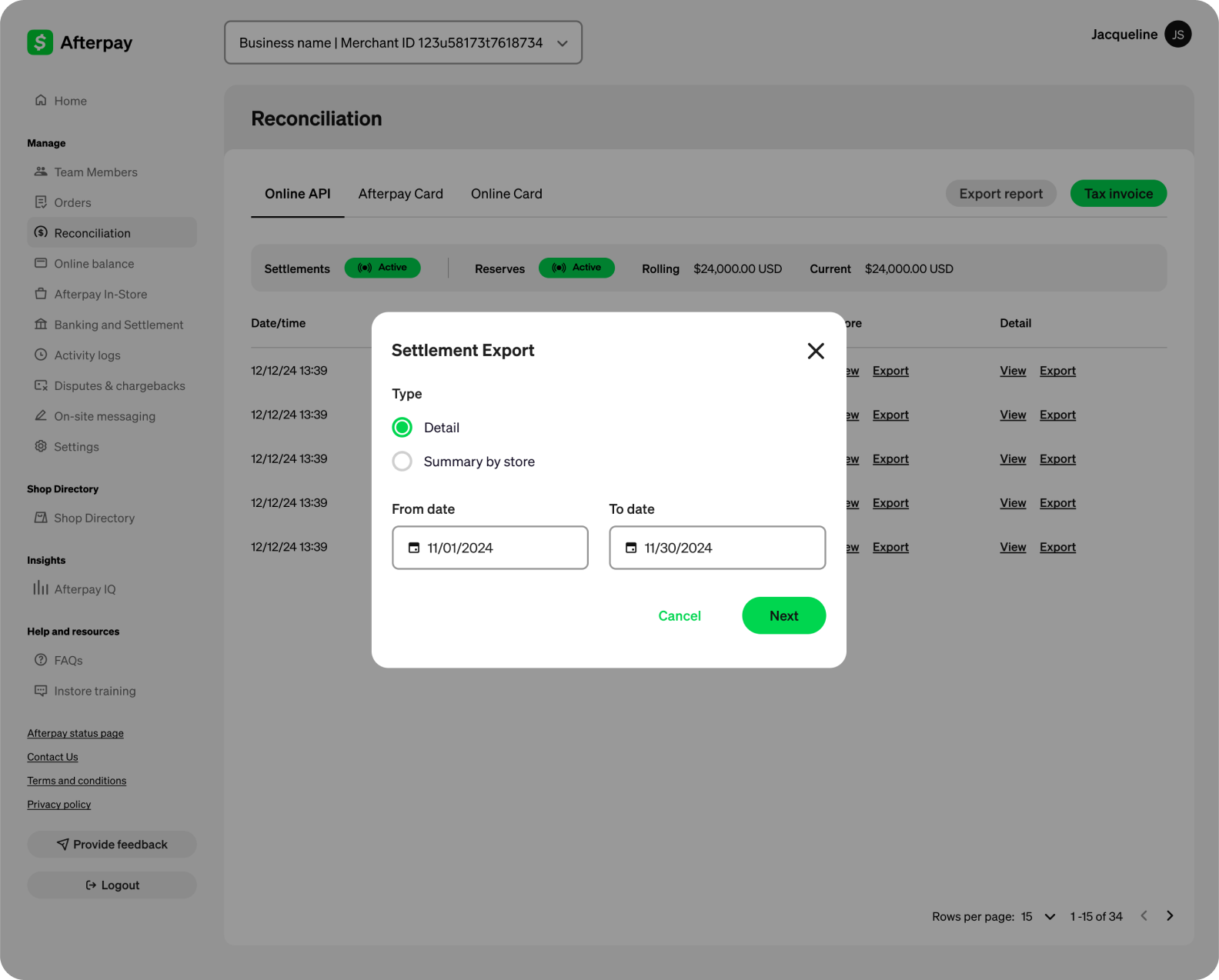 Downloading the Settlement Report.png